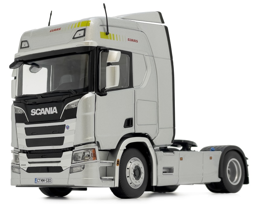 Scania R500 4x2 Claas Zilver - 1:32